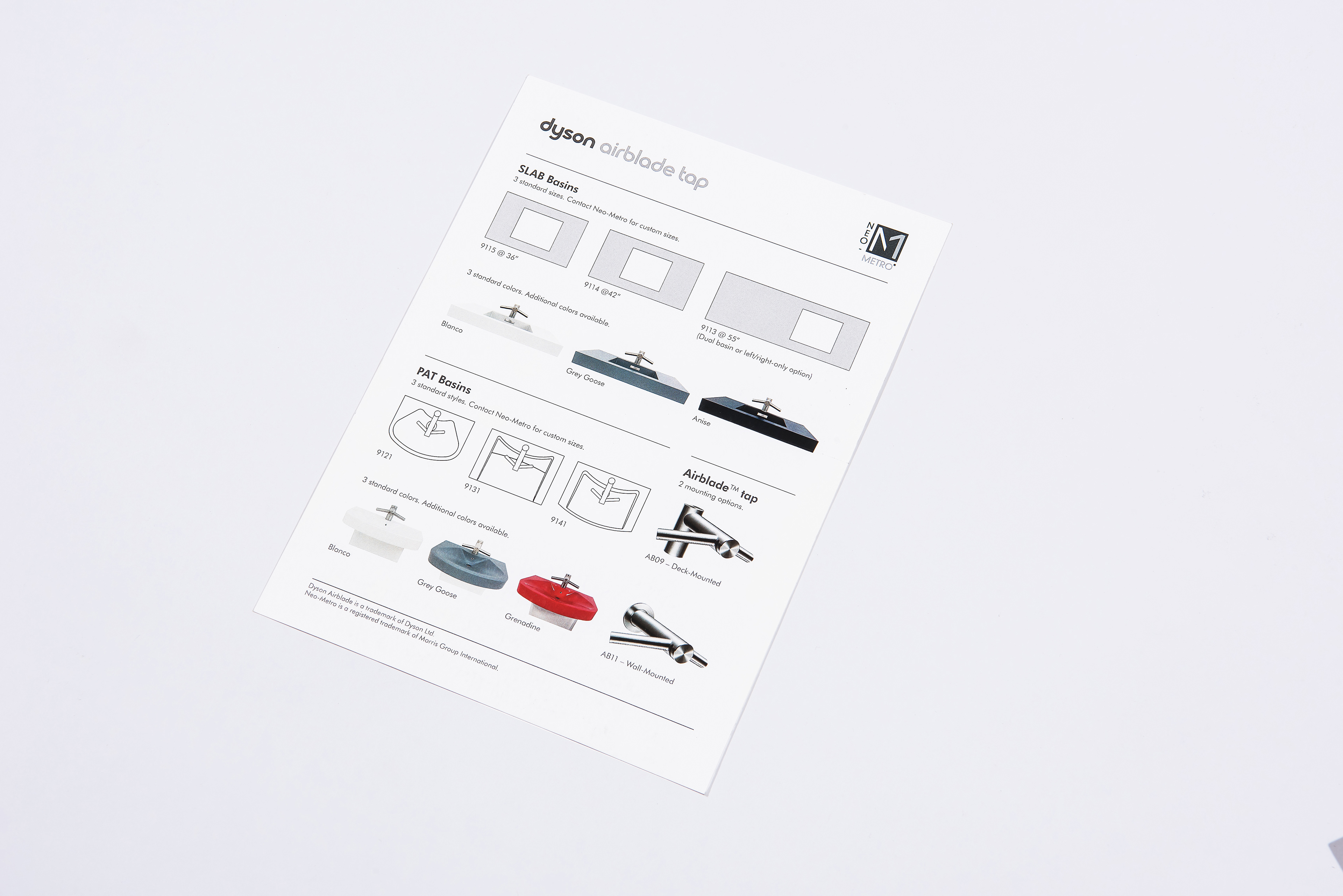 Neo Metro Sinks & Dyson Faucet Flyer — image 3